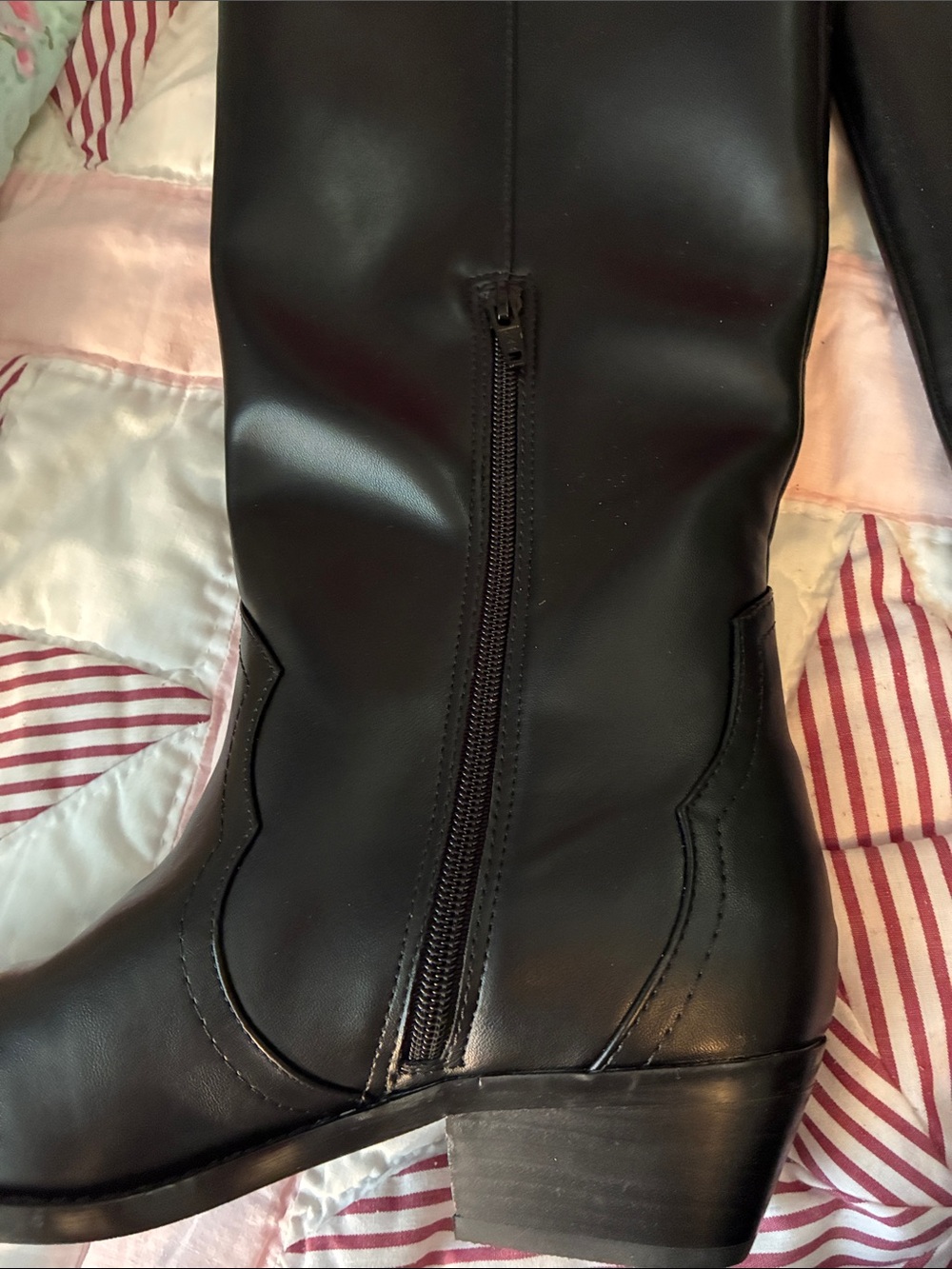 Dolce Vita Classic Black Knee Boots New Sz 8.5 - Picture 6 of 9